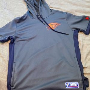 Under Armour OKC Thunder Short Sleeve Hoodie